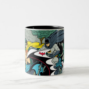 Caneca De Café Em Dois Tons Batman E Robin No Ciclo