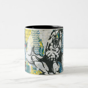 Caneca De Café Em Dois Tons Batman - Rise Up Collage 2