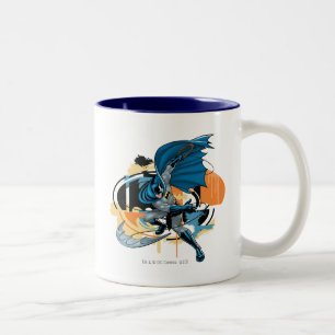 Caneca De Café Em Dois Tons Batman Throw