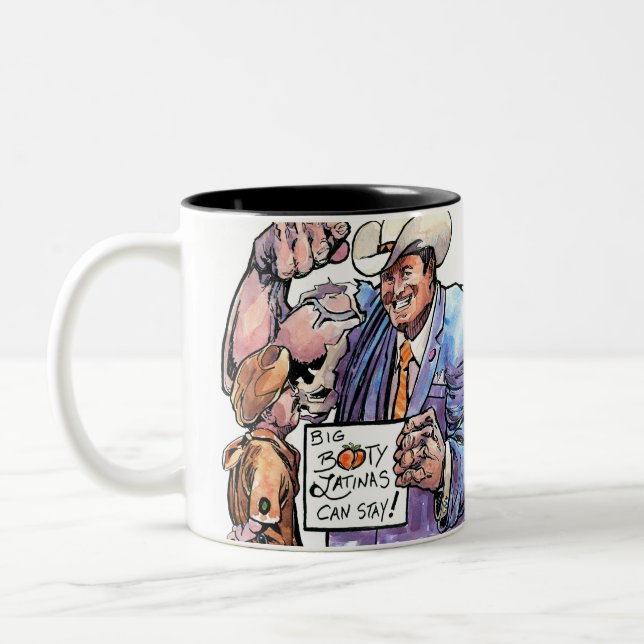 Caneca De Café Em Dois Tons BB Latinas Can Stay Mug (Esquerda)