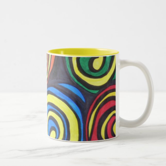 Caneca De Café Em Dois Tons Beach Boys Swirls (Direita)
