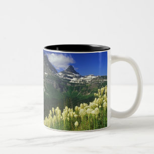 Caneca De Café Em Dois Tons Beargrass no Logan Pass no Parque Nacional Glacier
