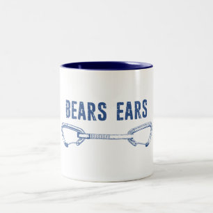Caneca De Café Em Dois Tons Bears Rock Escalando Rapaz