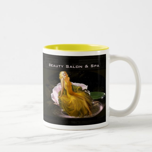 Caneca De Café Em Dois Tons Beauty Spa 1 - Mug, Cup (Direita)