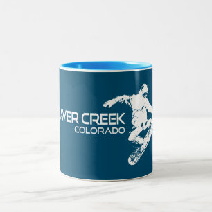 Caneca De Café Em Dois Tons Beaver Creek Colorado Snowboard