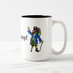 Caneca De Café Em Dois Tons Beba Mate Pirata De Café