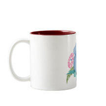 Bebê Bonito Hippo com Nome Personalizado Flamingo