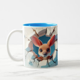 Caneca De Café Em Dois Tons Bebê Cachorro Cachorro Quente Cachorro Cachorro