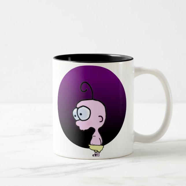 Caneca De Café Em Dois Tons Bebê Rosa (Direita)