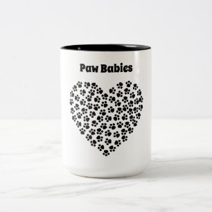 Caneca De Café Em Dois Tons Bebês de Paw