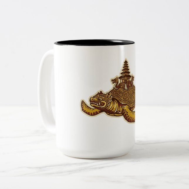 Caneca De Café Em Dois Tons Bedawang Nala (Frente Esquerda)