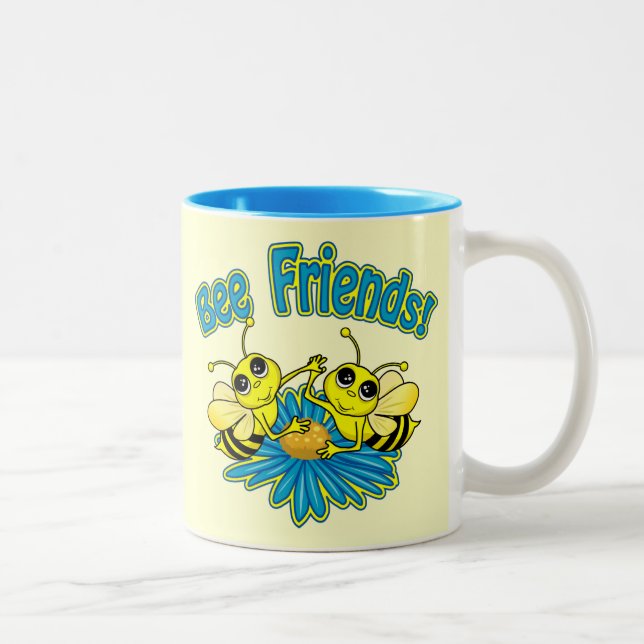 Caneca De Café Em Dois Tons Bee Friends (Direita)