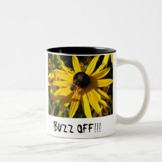Caneca De Café Em Dois Tons beeflowernamelarge, beeflowernamelarge, ZUMBIDO