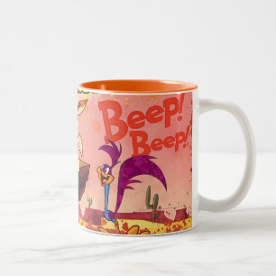 CANECA DE CAFÉ EM DOIS TONS BEEP BEEP WIE E. COYOTE™ E ROAD RUNNER™!™