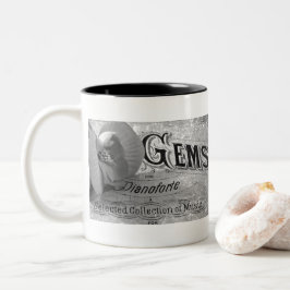 Caneca De Café Em Dois Tons Begonia Gems Pianoforte