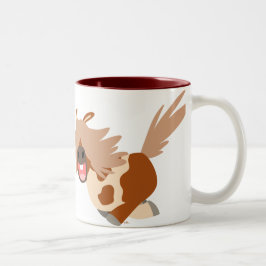 Caneca De Café Em Dois Tons Bela Cartoon Feliz Pinto Pony Mug