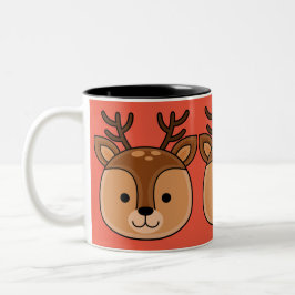 Caneca De Café Em Dois Tons Bela Design de animal