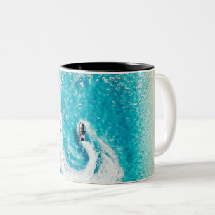 Caneca De Café Em Dois Tons Belas Criaturas do Oceano