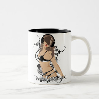 Caneca De Café Em Dois Tons beleza da música
