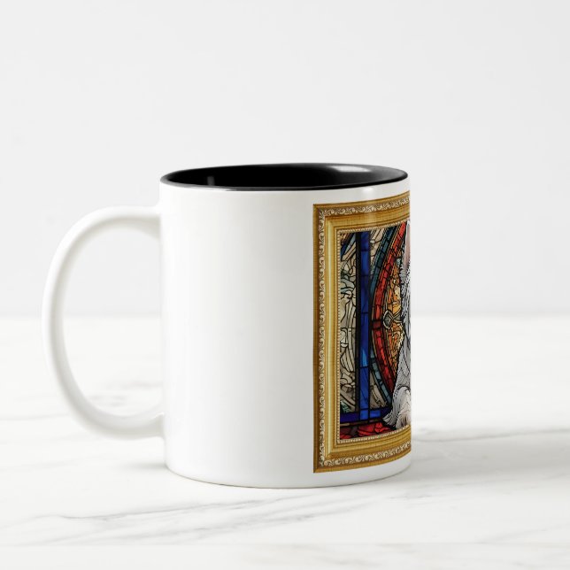 Caneca De Café Em Dois Tons Beleza de Vidro Mantido Frame (Esquerda)