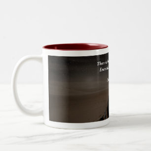 Caneca De Café Em Dois Tons Beleza no Invisível