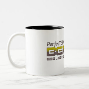 Caneca De Café Em Dois Tons Beleza perspicaz
