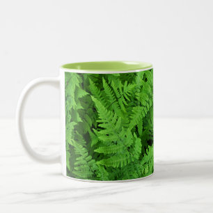 Caneca De Café Em Dois Tons Beleza verde