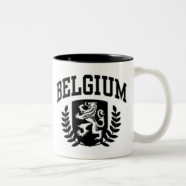 Caneca De Café Em Dois Tons Bélgica (Direita)