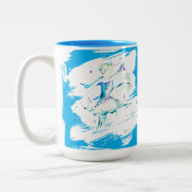 Caneca De Café Em Dois Tons Bella (Esquerda)