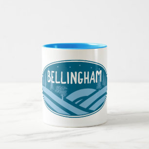 Caneca De Café Em Dois Tons Bellingham Washington no Exterior