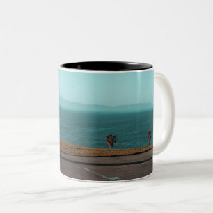Caneca De Café Em Dois Tons Belo Hoop de Basquete