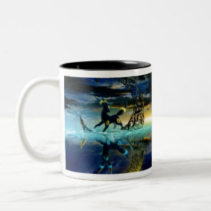 Caneca De Café Em Dois Tons Belo Umbreon universal