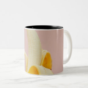 Caneca De Café Em Dois Tons Belos vegetais