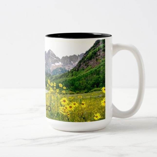 Caneca De Café Em Dois Tons Bels marrons (Direita)