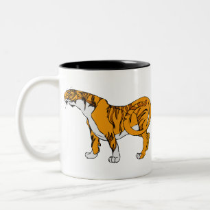 Caneca De Café Em Dois Tons Bengal Tiger