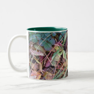 Caneca De Café Em Dois Tons Bens frondosos