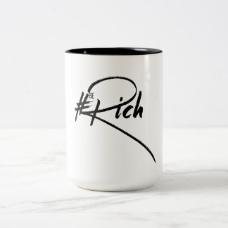 Caneca De Café Em Dois Tons BeRich Podcast Mug