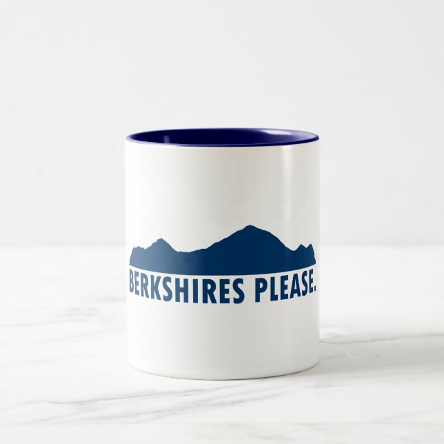 Caneca De Café Em Dois Tons Berkshires, por favor (Centro)