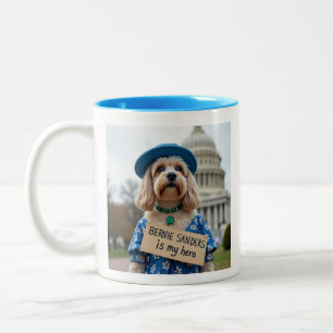 Caneca De Café Em Dois Tons Bernie Sanders É Meu Herói
