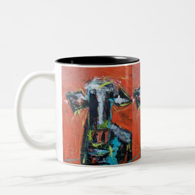 Caneca De Café Em Dois Tons Bessy (Esquerda)