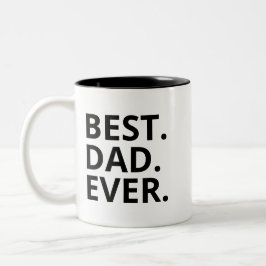 Caneca De Café Em Dois Tons Best Dad Ever Mug, Father's Day Present For Dad,