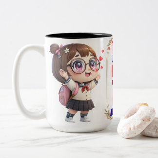 Caneca De Café Em Dois Tons Best friend ever mug wrap. 