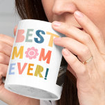 Caneca De Café Em Dois Tons Best mom ever modern photo Mother's Day Mug<br><div class="desc">Are you looking for the perfect mother's day gift? Check out this Custom Photo "Best Mom Ever" Mother' s Day Two-Tone Coffee Mug,  designed by Happy People Prints. You can add your own photos on it and it has a cute quote "Best Mom Ever" on it. Happy Customizing!</div>