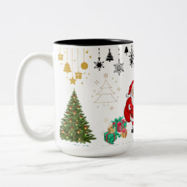 Caneca De Café Em Dois Tons Best Wishes New Year Cup