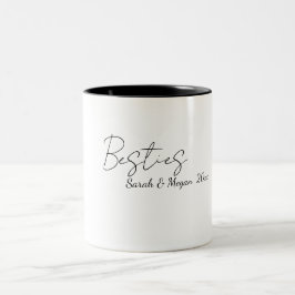 Caneca De Café Em Dois Tons Besties Mug