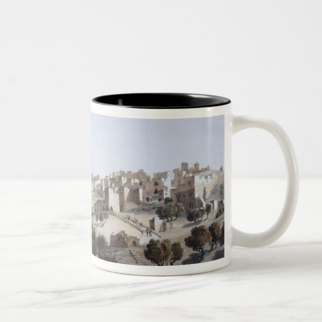 Caneca De Café Em Dois Tons Bethlehem, gravado por Terry (Direita)