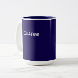 Caneca De Café Em Dois Tons Beverage