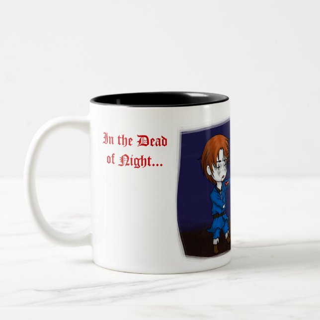 Caneca De Café Em Dois Tons Beware as nações de passeio (Esquerda)