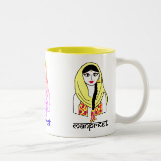 Caneca De Café Em Dois Tons Bhangragirl