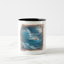 Caneca De Café Em Dois Tons BIBLE QUOTE - Coffee Mug